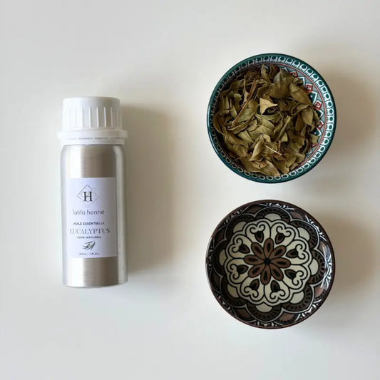 Huile essentielle d'eucalyptus - pour pâte de henné