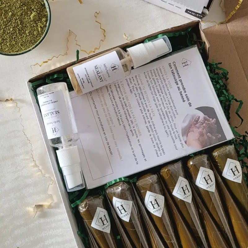 Box Henné, Jagua & Hengua – Formats Découverte à Professionnel