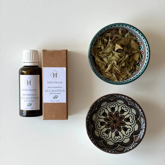 Huile essentielle d'eucalyptus - pour pâte de henné