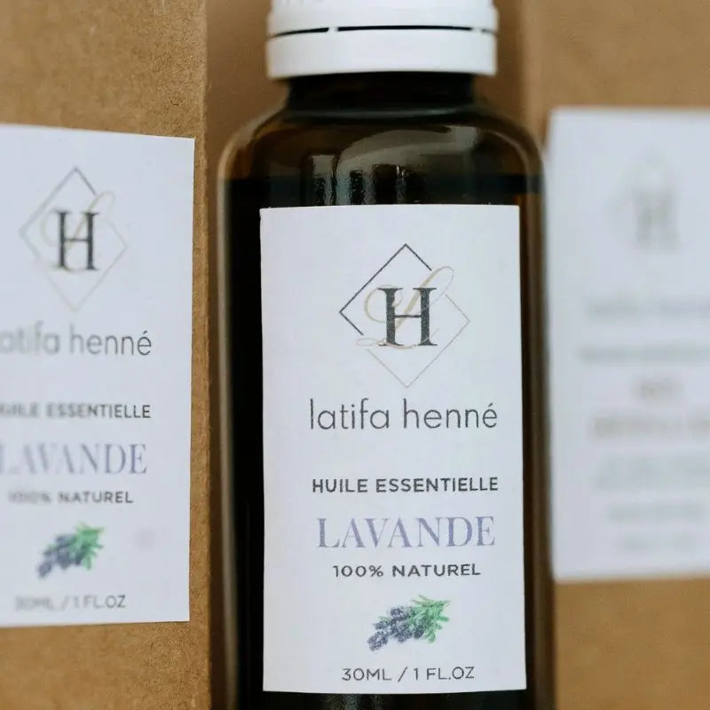 Bouteille huile essentielle lavande