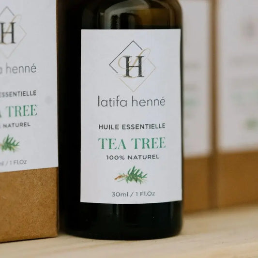Bouteille huile essentielle tea