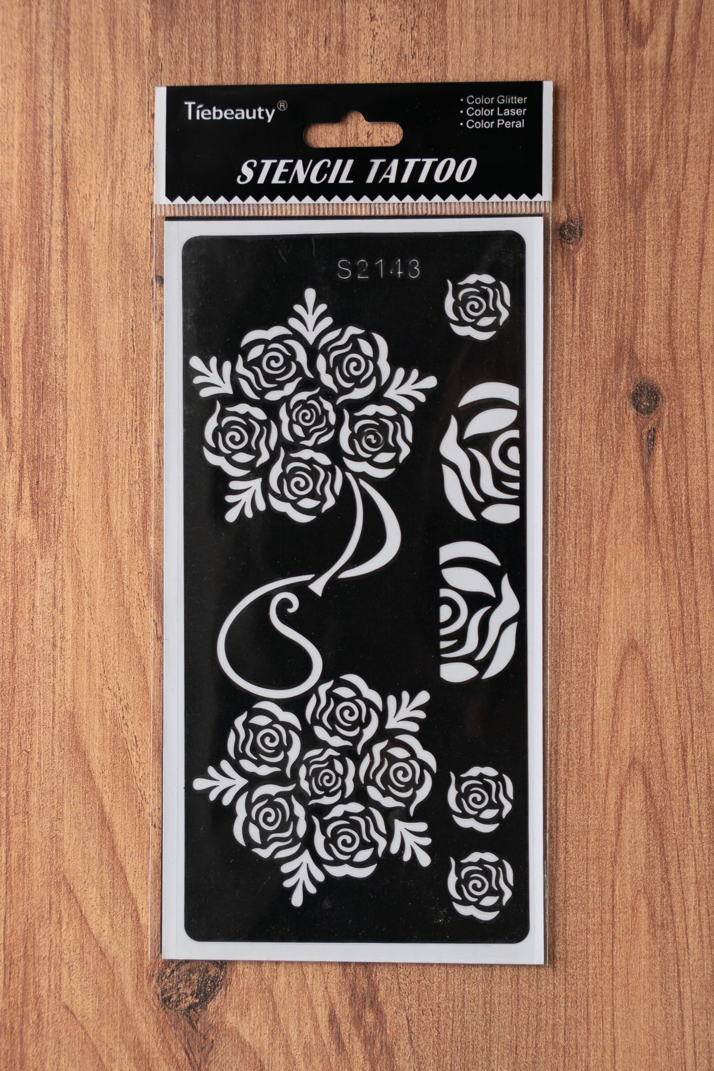 Lot de 5 pochoirs - Tatouage éphémère DIY