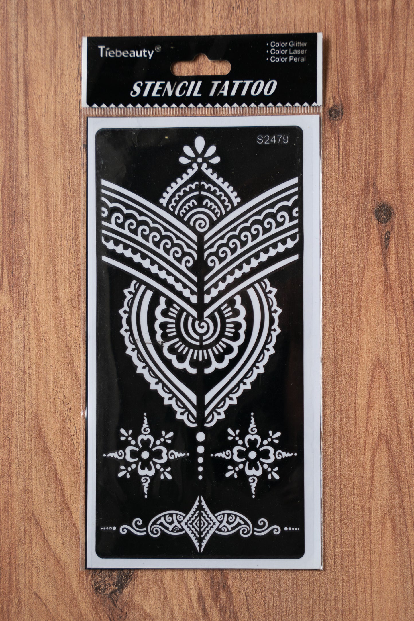 Lot de 5 pochoirs - Tatouage éphémère DIY