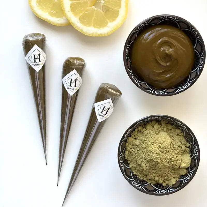 Cône de henné sans huile essentielle 25g - avec jus de citron