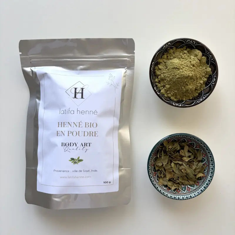 Poudre de henné bio du Rajasthan