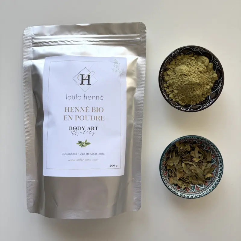 Poudre de henné bio du Rajasthan