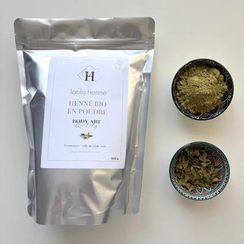 Poudre de henné bio du Rajasthan
